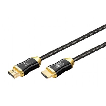 CABLU video GEMBIRD, HDMI (T) la HDMI (T), 30m, premium AOC (Active Optical Cable), conectori auriti, rezolutie maxima 8K (7680 x 4320) la 60 Hz, negru, 