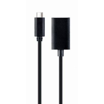 CABLU video GEMBIRD, adaptor USB 3.1 Type-C (T) la DisplayPort (M), 15cm, rezolutie maxima 4K UHD (3840 x 2160) la 60 Hz, negru, 