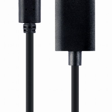 CABLU video GEMBIRD, adaptor USB 3.1 Type-C (T) la DisplayPort (M), 15cm, rezolutie maxima 4K UHD (3840 x 2160) la 60 Hz, negru, 