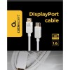 CABLU video GEMBIRD, DisplayPort (T) la DisplayPort (T), 1.8m, rezolutie maxima 4K (3840 x 2160) la 60 Hz,  alb, 