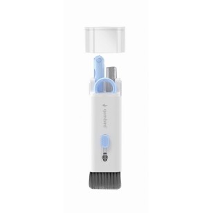 KIT curatare universal 7-in-1 GEMBIRD, 1 solutie curatare, pensula, servetel microfibra, extractor taste, burete, perie, instr. cu varf de silicon pt. curatare casti, 