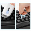 KIT curatare universal 7-in-1 GEMBIRD, 1 solutie curatare, pensula, servetel microfibra, extractor taste, burete, perie, instr. cu varf de silicon pt. curatare casti, 