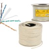 ROLA CABLU UTP GEMBIRD, Cat6, 305m, Cupru-Aluminiu, Litat, AWG24, gri, 
