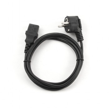 CABLU alimentare GEMBIRD 1m, intrare Shucko, iesire C13, 6A, black, 