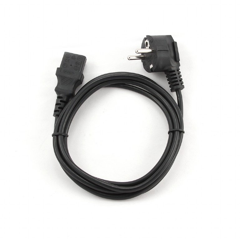 CABLU alimentare GEMBIRD 1m, intrare Shucko, iesire C13, 6A, black, 