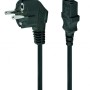 CABLU alimentare GEMBIRD 1m, intrare Shucko, iesire C13, 6A, black, 