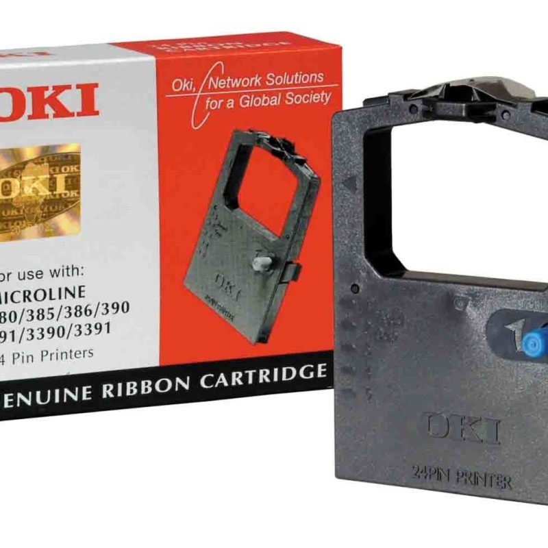 Ribon Original Oki Black, ML380, pentru ML380, ,