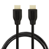 CABLU video LOGILINK, HDMI (T) la HDMI (T) 1.4, 0.2m, conectori auriti, rezolutie maxima 4K (3840 x 2160) la 30 Hz, plastic, dublu ecranaj, negru, 