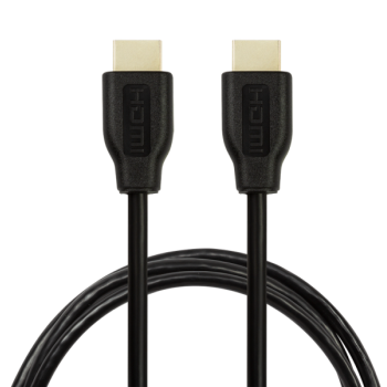 CABLU video LOGILINK, HDMI (T) la HDMI (T) 1.4, 0.2m, conectori auriti, rezolutie maxima 4K (3840 x 2160) la 30 Hz, plastic, dublu ecranaj, negru, 
