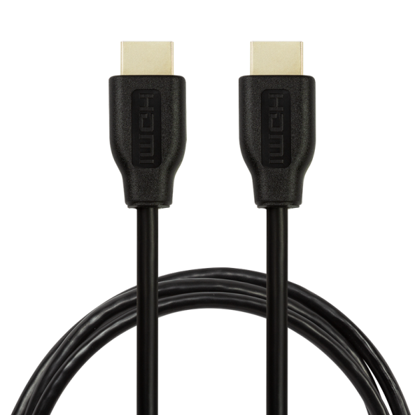 CABLU video LOGILINK, HDMI (T) la HDMI (T) 1.4, 0.2m, conectori auriti, rezolutie maxima 4K (3840 x 2160) la 30 Hz, plastic, dublu ecranaj, negru, 