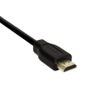 CABLU video LOGILINK, HDMI (T) la HDMI (T) 1.4, 0.2m, conectori auriti, rezolutie maxima 4K (3840 x 2160) la 30 Hz, plastic, dublu ecranaj, negru, 