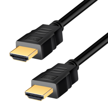 CABLU video LOGILINK, HDMI (T) la HDMI (T) 2.0, 2m, conectori auriti, rezolutie maxima 4K (3840 x 2160) la 60 Hz, plastic, dublu ecranaj, CCS, negru, 