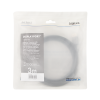 CABLU video LOGILINK, DisplayPort (T) la DisplayPort (T) 1.2, 3m, conectori auriti, rezolutie maxima 4K (3840 x 2160) la 60 Hz, aluminiu, triplu ecranaj, negru-gri, 