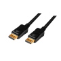 CABLU video LOGILINK, DisplayPort (T) la DisplayPort (T) 1.2, 15m, amplificare, conectori auriti, rezolutie maxima 4K (3840 x 2400) la 60 Hz, plastic, triplu ecranaj, negru, 
