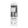 ADAPTOR video LOGILINK, adaptor USB-C (T) la DVI-I DL (M) 24+5pin, 0.15m, conectori nichelati, rezolutie maxima Full HD (1920 x 1200), plastic, dublu ecranaj, alb, 