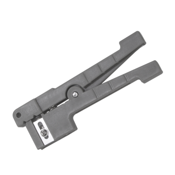 CLESTE dezizolare cablu, LOGILINK, functii: dezizolare cablu, fibra optica, coaxial, si Cu pana la 3.2mm, maner antialunecare, 3x lame drepte, 1x lama rotunda, gri, 