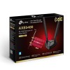 ADAPTOR RETEA TP-LINK AXE5400, extern wireless 2.4 GHz | 5 GHz | 6GHz, PCI-E port, 5400 Mbps, WI-FI 6E si Bluetooth 5.3, antena externa x 2, 