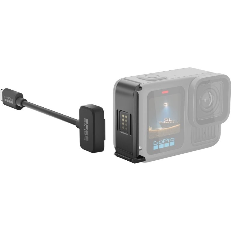 Usa laterala+cablu incarc. wireless GoPro Contacto 