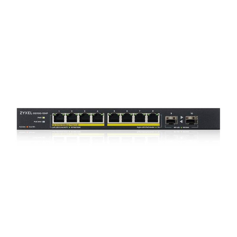 ZYXEL GS1100-10HP 10PORT GBE POE SWITCH 