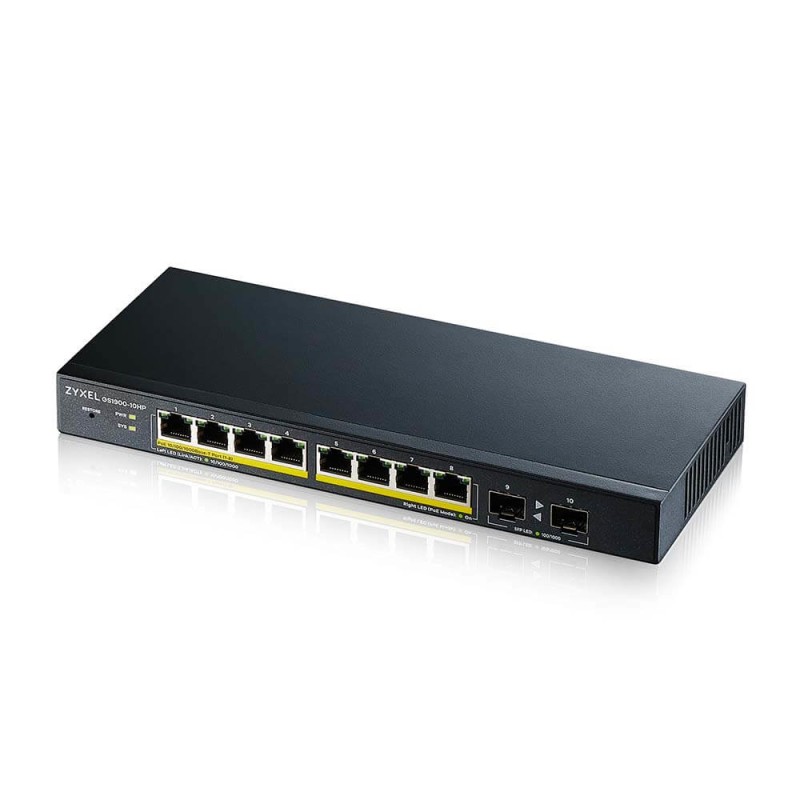 ZYXEL GS1900-10HP GBE POE SWITCH L2 