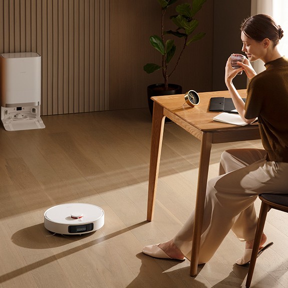 Robot de aspirare Xiaomi X20+ EU BHR8124EU, 6000Pa, colectare automata a prafului in 10 secunde, rezervor de apa 4 l, 75 W, alb 