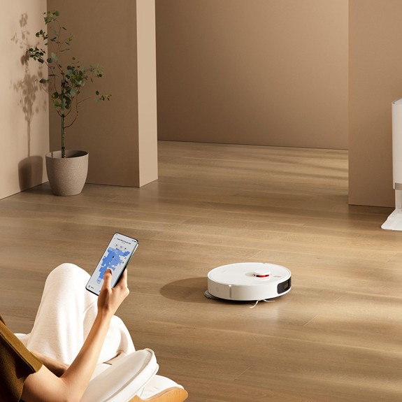 Robot de aspirare Xiaomi X20+ EU BHR8124EU, 6000Pa, colectare automata a prafului in 10 secunde, rezervor de apa 4 l, 75 W, alb 