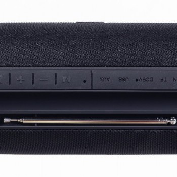 BOXE GEMBIRD portabile bluetooth, RMS:  10W (5W x 2), baterie 1200mAh, microSD, USB, FM-radio, antena, BT v5.1, 230x95x95mm, 521 grame, black, 