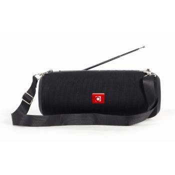 BOXE GEMBIRD portabile bluetooth, RMS:  10W (5W x 2), baterie 1200mAh, microSD, USB, FM-radio, antena, BT v5.1, 230x95x95mm, 521 grame, black, 