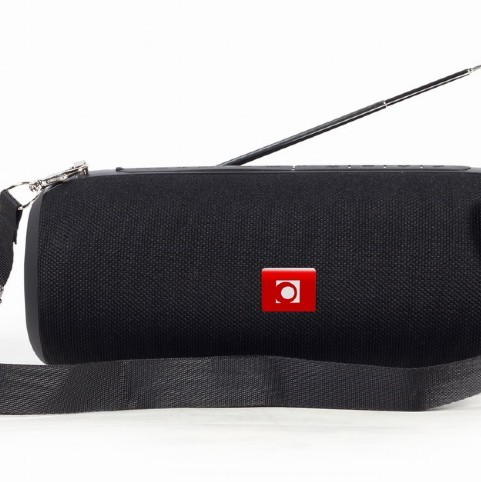 BOXE GEMBIRD portabile bluetooth, RMS:  10W (5W x 2), baterie 1200mAh, microSD, USB, FM-radio, antena, BT v5.1, 230x95x95mm, 521 grame, black, 