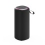 BOXE GEMBIRD portabile bluetooth, RMS:  10W (5W x 2), baterie 1200mAh, microSD, FM-radio, LED light, BT v5.3, 76x76x180mm, 530 grame, black, 