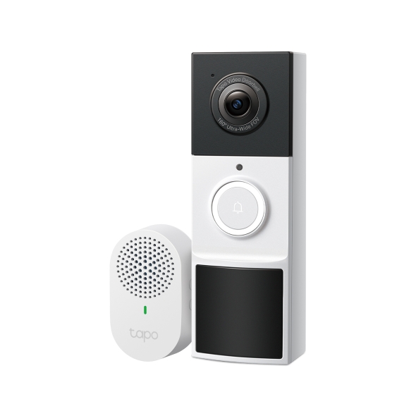 SONERIE VIDEO Smart TP-LINK, rezolutie 2K, 3 Mpix, night vision color, alarma antifurt, IP64, acumulator 6400mAh 