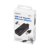CABLU USB LOGILINK adaptor, USB 3.0 (T) la RJ45 (M), 14cm lungime totala, 