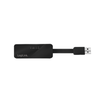 CABLU USB LOGILINK adaptor, USB 3.0 (T) la RJ45 (M), 14cm lungime totala, 