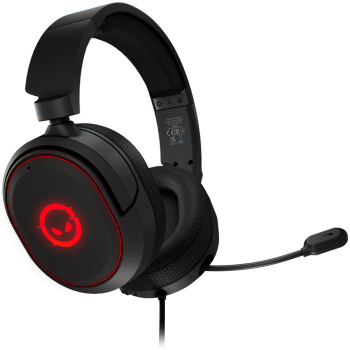 LORGAR Kaya 460, USB Gaming headset with microphone, CM108B, RGB backlight, Plug&Play, USB-A connection cable 2m, fabric ear pads, size: 192*184.7*88mm, 0.329kg, black 