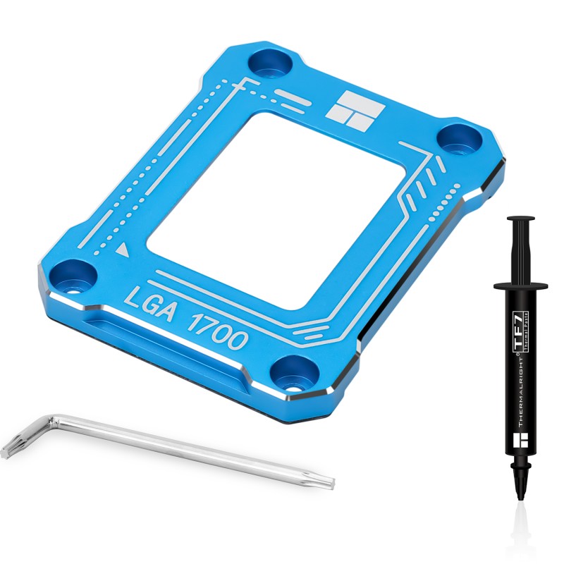 Contact frame Thermalright, compatibil LGA 1700 aliaj aluminiu, 54x70x6mm, blue, 