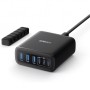 Alimentator retea Anker, max. 30W/port, 3 x USB-C, 3 x USB-A, negru, 