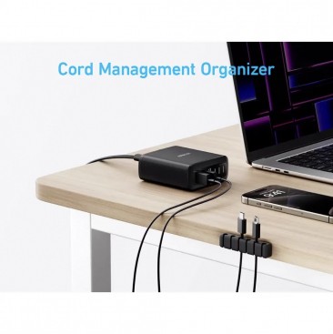 Alimentator retea Anker, max. 30W/port, 3 x USB-C, 3 x USB-A, negru, 