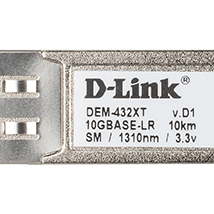TRANSCEIVER SFP+ D-LINK, Multi-mode, conector duplex LC, Ethernet 802.3ae, 10GBase-LR SFP+  