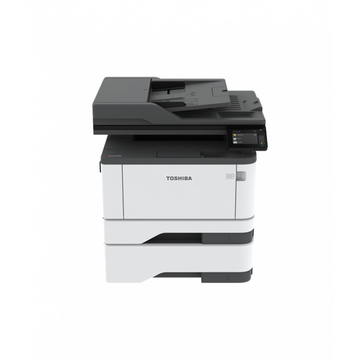 Multifunctional Laser Mono Toshiba e-STUDIO 409S, A4, Functii: Impr.|Scan.|Cop.|Fax, Viteza de Printare Monocrom: 40ppm, Viteza de printare color: , Conectivitate:USB|Ret, Duplex:Da, ADF:DADF(Timbru Verde 40lei) 