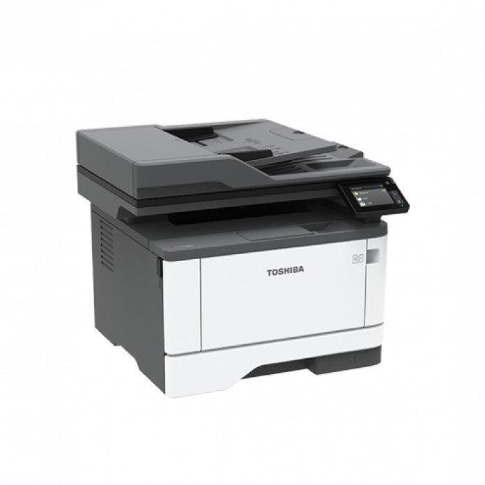 Multifunctional Laser Mono Toshiba e-STUDIO 409S, A4, Functii: Impr.|Scan.|Cop.|Fax, Viteza de Printare Monocrom: 40ppm, Viteza de printare color: , Conectivitate:USB|Ret, Duplex:Da, ADF:DADF(Timbru Verde 40lei) 
