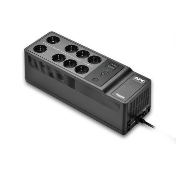 APC Back-UPS 500VA 8 schuko outlets 230V 1 USB charging port 
