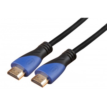 Cablu HDMI, V1.4, tata-tata, 4K@30hz, 1080P, High Speed Ethernet, contacte aurite, 10m, Negru, Nexio 