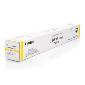 Toner Original Canon Yellow, EXV49Y, pentru IR C3320 Advance|IR C3320I Advance|IR C3325I Advance|IR C3330I Advance|IR C3520I Advance|IR C3525I Advance|IR C3530I Advance, 19K,NOPP, 