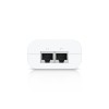 UBIQUITI PoE++ Adapter; Delivers up to 60W of PoE++; Surge, peak pulse, and overcurrent protection; Contains RJ45 data input, AC cable with earth ground, and PoE++ output; LED indicator for status monitoring. 