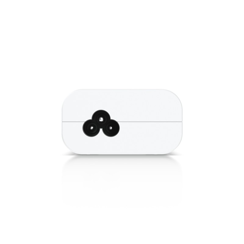 UBIQUITI PoE++ Adapter; Delivers up to 60W of PoE++; Surge, peak pulse, and overcurrent protection; Contains RJ45 data input, AC cable with earth ground, and PoE++ output; LED indicator for status monitoring. 