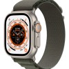 Smartwatch Watch Ultra GPS + Cellular 49mm Titanium Case with Alpine Loop M - Green 