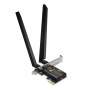 ADAPTOR RETEA TP-LINK, BE9300 Wi-Fi 7,  PCIe Adapter, 9300 Mbps, WI-FI 7 si Bluetooth 5.4, antena externa x 2, 