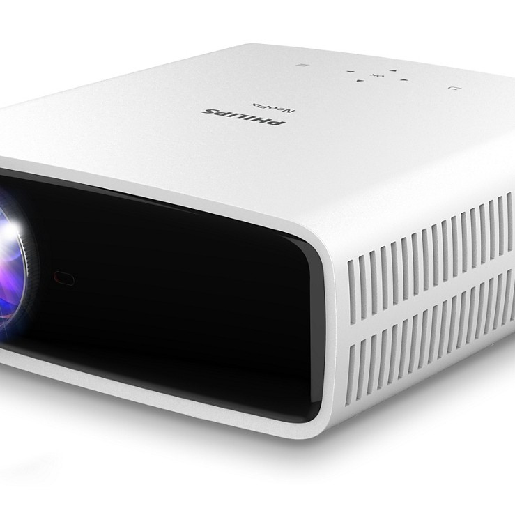 Videoproiector LED Philips NeoPix 750, 1080pWi-Fi 2.4GHz + 5GHz, Bluetooth 4.2, Alb 