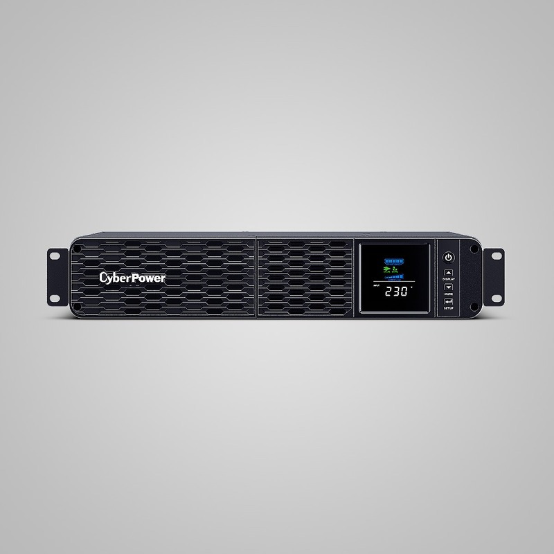 UPS CYBER POWER Line Int. cu sin. pura, cu management, Rack 2U, LCD, 1200VA/720W, AVR, 8x IEC, baterie 2x 12V/7Ah, incarcare pana la 8h, USB, 2x RJ45, RS232, slot SNMP, APFC, LCD color, hot-swapp, GreenPower, 