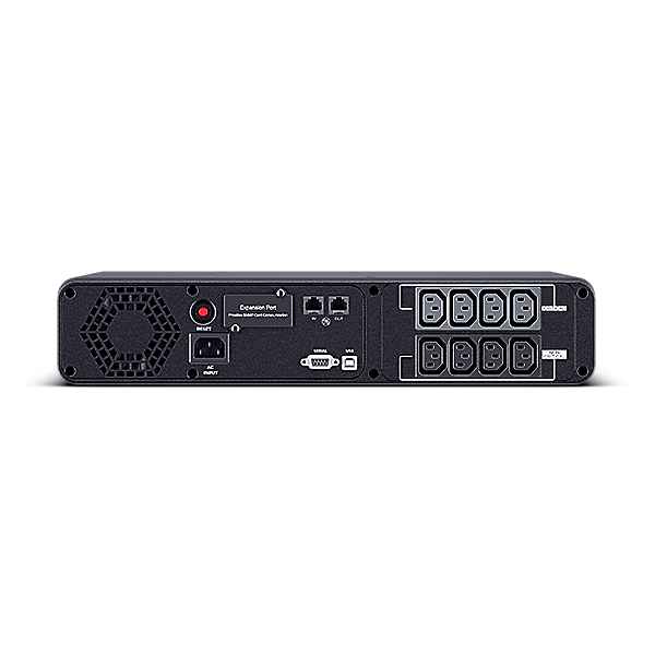 UPS CYBER POWER Line Int. cu sin. pura, cu management, Rack 2U, LCD, 2000VA/1200W, AVR, 8x IEC, baterie 2x 12V/9Ah HR, incarcare pana la 8h, USB, 2x RJ45, RS232, slot SNMP, APFC, LCD color, hot-swapp, GreenP, 